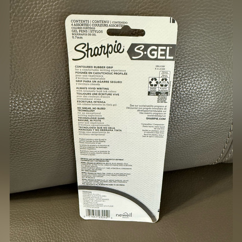 S-Gel White Gel Pens - Pack of 4 - Picture 3 of 3